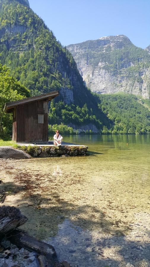 Seeblick Krippenstein Obertraun Buitenkant foto